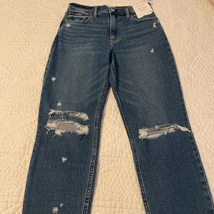 Mom high rise Abercrombie jeans! Brand new with tags!